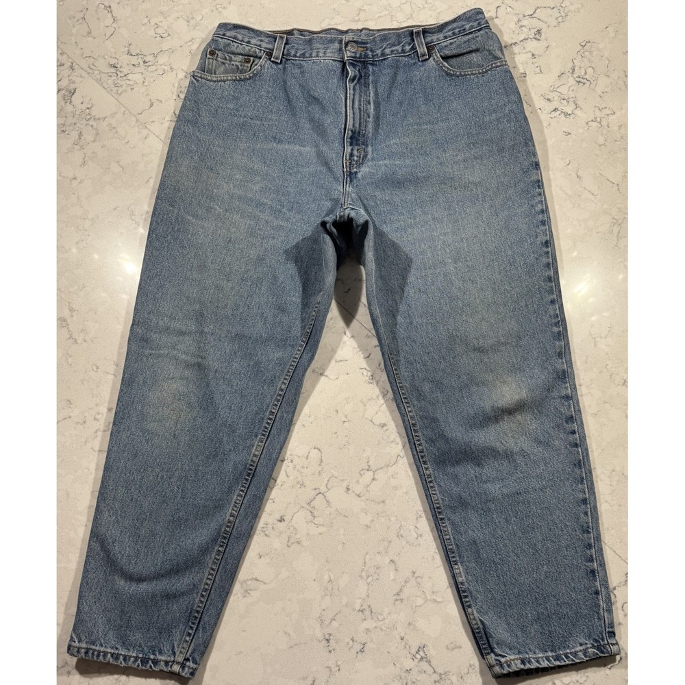 VTG Y2K Levi's 550 Jeans Womens 18 MIS S Relaxed Fit Tapered Leg Made In USA